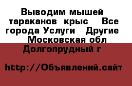 Выводим мышей ,тараканов, крыс. - Все города Услуги » Другие   . Московская обл.,Долгопрудный г.